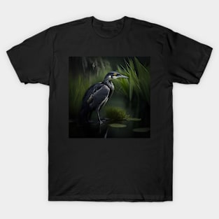 Straited Heron T-Shirt